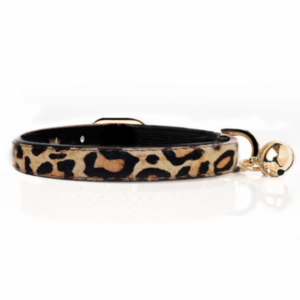 Collier en Cuir Imprimé Léopard