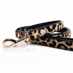 laisse en Cuir Esprit Léopard
