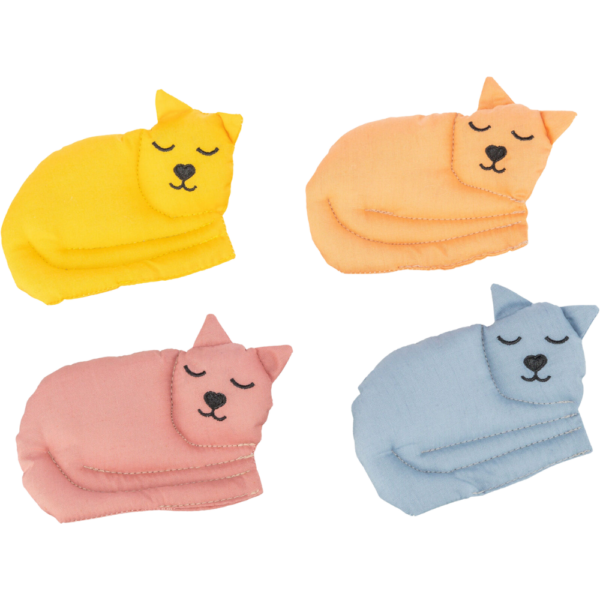 Petit Chat en Tissu à la valériane pour Chats