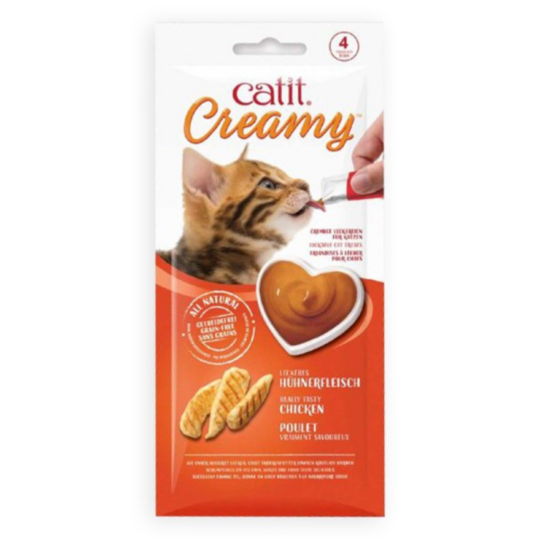 Friandises à Lécher au Poulet pour chat, Catit Creamy Chicken