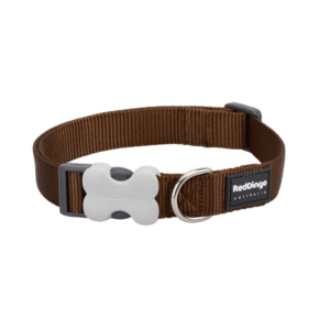 collier pour chien en nylon marron reddingo