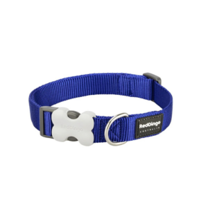 collier pour chien en nylon bleu marine reddingo
