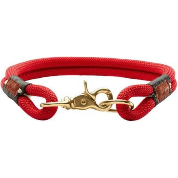 collier corde oss rouge hunter