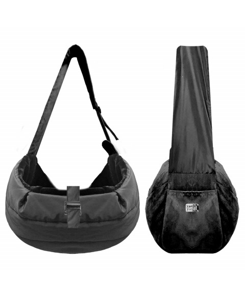 Sac de Transport Bandoulière Matelassé Noir