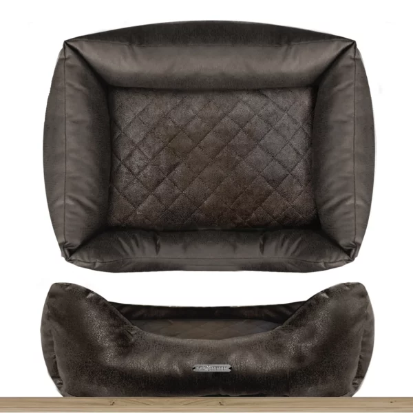 Sofa déhoussable Marron