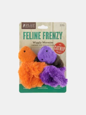 Vers de Terre en Peluche pour Chat