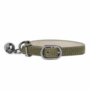 collier-en-cuir-vendome-kaki-pour-chat