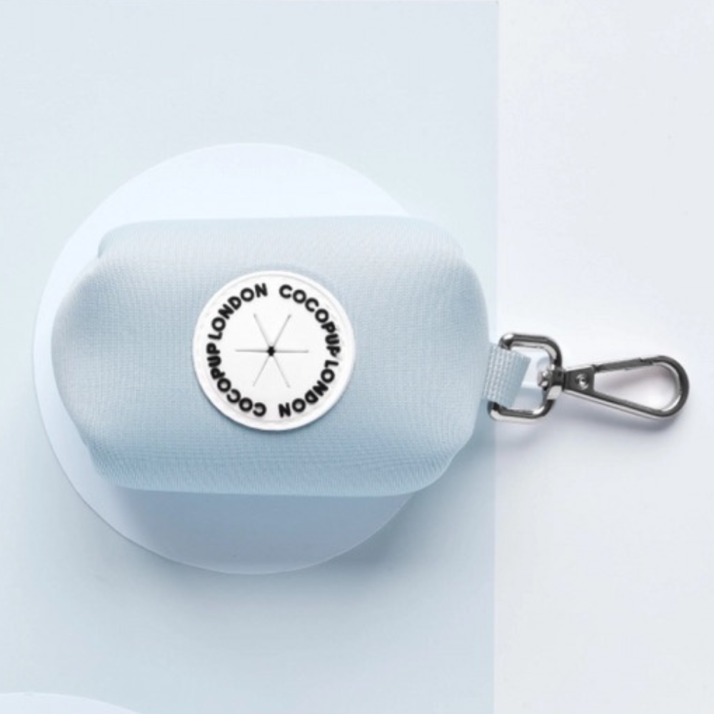 Pochette Bleue pour sacs à crottes-cocopup