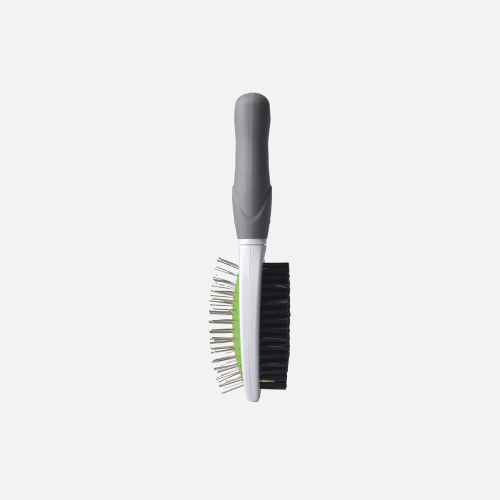 Brosse double pour chien et chat