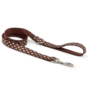 laisse-marron-a-pois-garbet