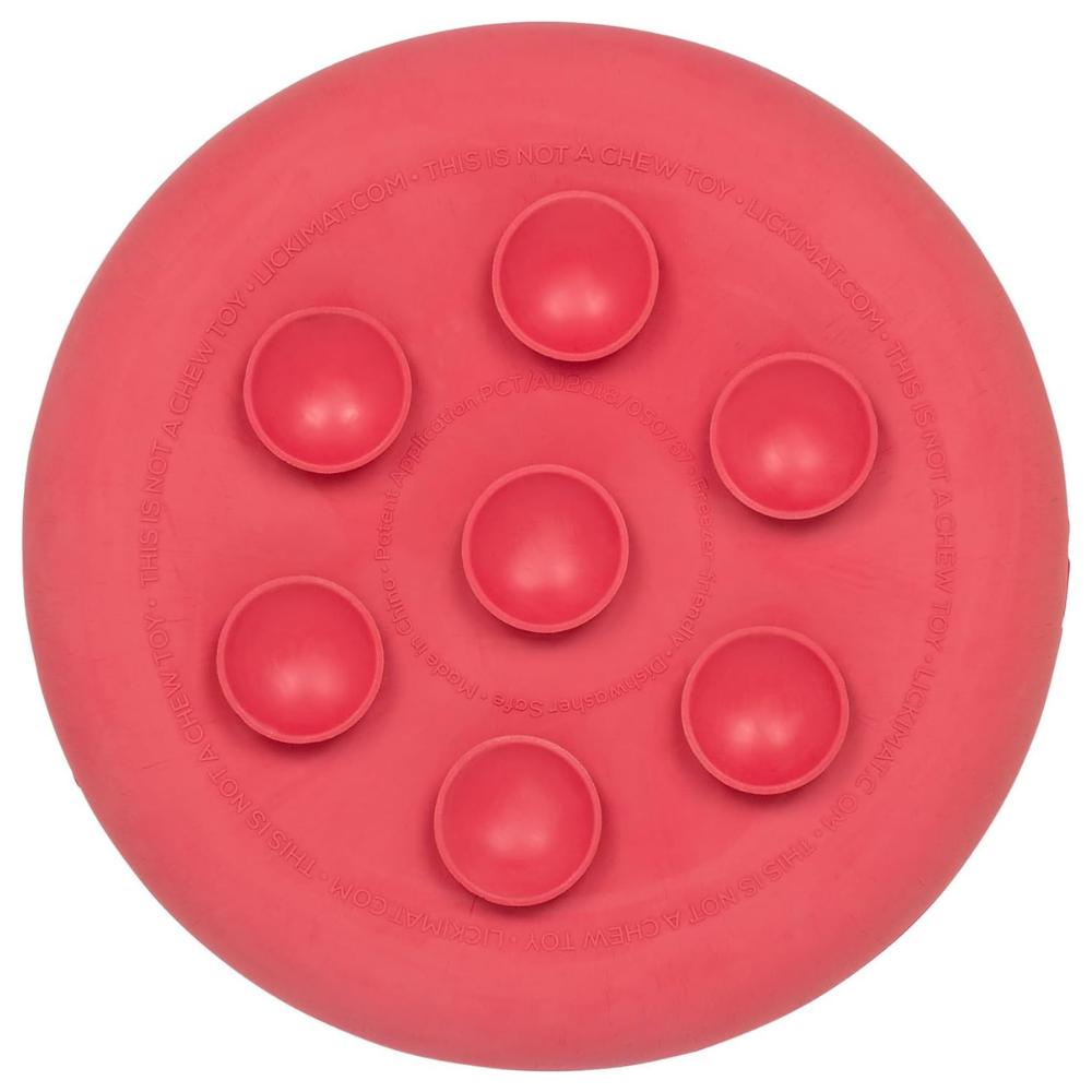 tapis-a-lecher-ufo-rouge-lickimat-2 tapis-a-lecher-ufo-rouge-lickimat